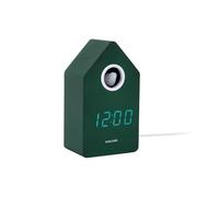 Karlsson Réveil Cuckoo LED - Vert - 9x9x15.8cm