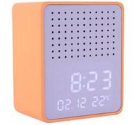 Karlsson - Réveil haut-parleur Bluetooth FUNKY VIBES - Orange et violet - Vibes funky Orange
