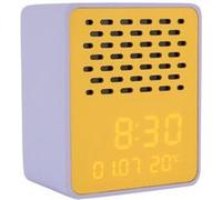 Karlsson - Réveil haut-parleur Bluetooth FUNKY VIBES - Violet et jaune - Vibes funky Violet