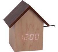 Karlsson - Réveil House LED - Bois clair