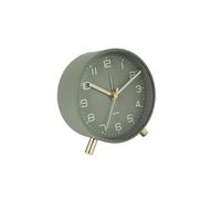 Karlsson Réveil Lofty - Vert - Ø11cm | Autour de - skandinavisch - Fer - Réveil - Réveil pour Chambre - Pour Chambre et Bureau