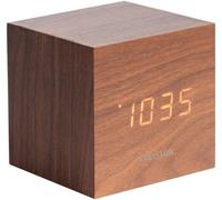 Karlsson - Réveil Mini Cube - Bois foncé