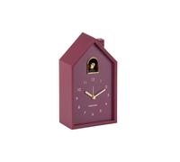Karlsson Réveil Modern Cuckoo Oro - Violet - 15x11.5x20cm | Rectangle - Modern - Plastique - Moderne Horloge Murale Coucou - Pendule Murale - Décoration murale pour Salon et Chambre