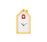 Karlsson Réveil moderne coucou - Jaune lumineux - 6 x 12 x 20 cm | Rectangle - Scandinave - Thermoplastique - Réveil pour chambre à coucher