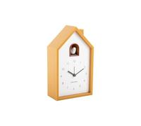 Karlsson Réveil moderne Cuckoo - Jaune - 12 x 6 x 20 cm - Rectangle - Thermoplastique - Réveil pour chambre à coucher