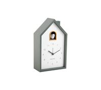 Karlsson Réveil Cuckoo moderne - Vert - 12 x 6 x 20 cm - Rectangulaire - Thermoplastique