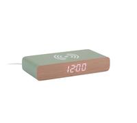 Karlsson Réveil Retro Flat LED - Vert Jungle - 16.1x7.6x3cm | Rectangle - skandinavisch - MDF - Réveil - Réveil pour Chambre - Pour Chambre et Bureau