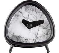 Karlsson - Réveil triangle effet marbre - Noir Noir G