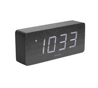 Karlsson Alarm Clock Tube Réveils KA5654BK - Unisex - 21 cm - Quartz