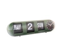 Karlsson Tube Flip Horloge Murale KA6032GR - Unisex - Quartz