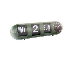 Karlsson Tube Flip Horloge Murale KA6032GR - Unisex - Quartz