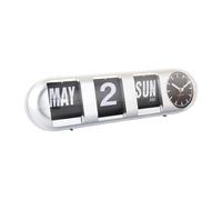 Karlsson Tube Flip Horloge Murale KA6032SI - Unisex - Quartz