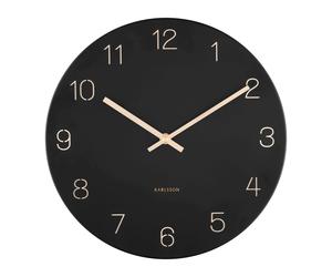 Karlsson Wall Charm Horloge Murale KA5788BK - Unisex - 30 cm - Quartz
