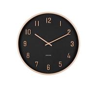 Karlsson Wall Clock Nervadura Horloge Murale KA6117BK - Unisex - 40 cm - Quartz