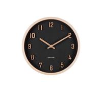 Karlsson Wall Clock Nervadura Small Horloges de table KA6116BK - Unisex - 22 cm - Quartz