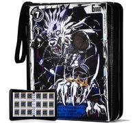 KarlyPro Classeur pour 990 cartes à collectionner Digimon - Pour cartes à collectionner Digimon Digital Monsters TCG - Classeur à 3 anneaux avec fermeture éclair