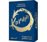 Karma: 55 Impulse für ein glücklicheres Leben. Kartendeck mit Inspirationen für mehr Optimismus und Lebensfreude. Das Schicksal selbst bestimmen durch gutes Karma und positive Energie