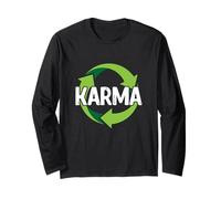 Karma Destin Méditation Recyclage Protection de l'environnement Cadeau Manche Longue