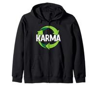 Karma Destin Méditation Recyclage Protection de l'environnement Cadeau Sweat à Capuche