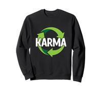 Karma Destin Méditation Recyclage Protection de l'environnement Cadeau Sweatshirt