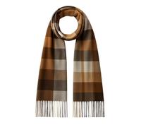 KARMA.DIEM Écharpe de qualité supérieure XXL 180 × 90 cm - Foulard pour homme et femme - Motif à carreaux - Doux, élégant et polyvalent - Idée cadeau parfaite, marron, 180 x 60cm