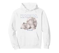 Karma est Un Chat, Joli Graphique Amusant pour Les Amoureux des Chats Sweat à Capuche