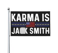 Karma Is Jacks Smith - drapeau esthétique Double face, bannière extérieure pour fête, 3x5 pieds, tapisserie pour dortoir Karma Is Jacks Smith