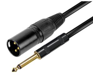 Karma Italiana RDM C185 câble audio 5 m 6,35 mm XLR Noir