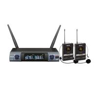 Karma Kit Microphones Set 8302Lav Double À Archet Black Et Grey