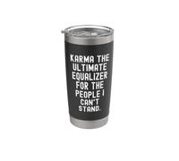 karma, l'égaliseur ultime pour le peuple Witty Gobelet isotherme en acier inoxydable double paroi
