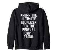 Karma, l'égaliseur Ultime pour Le Peuple Witty Sweat à Capuche