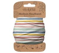 Karma Medium Headband Bandeaux Moyens, Aquarelle Arc-en-Ciel, Taille Unique Femme