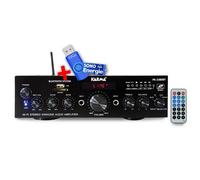 Karma PA 2380BT Amplificateur HiFi Stéréo 2x50W LCD Bluetooth USB SD FM 2 Micros + Clé USB 32Go
