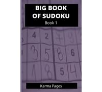 Karma Pages Big Book Of Sudoku Book 1