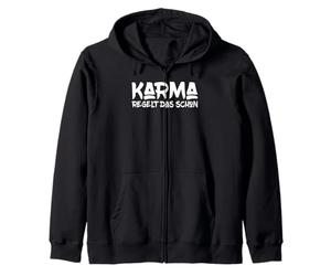 Karma s'occupe de ça, drôle de Dicton Sweat à Capuche