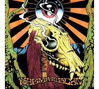 Karma to Burn - Karma to Burn-White, Orange & Black Striped Colored Vinyl [Import]