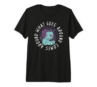 Karma What Goes Around Comes Around équilibre Destin T-Shirt Haut de Gamme