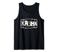 Karma What Goes Around Comes Around, étiquette de recyclage amusante Débardeur
