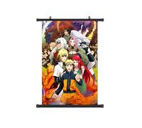 KARMA-X Grand tableau à roulettes Naruto Kakemono 60 x 90 cm | Poster en tissu Anime Manga Wallscroll Poster | Décoration murale Cadeau