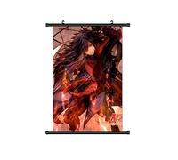KARMA-X Grand tableau à roulettes Naruto Kakemono 60 x 90 cm | Poster en tissu Anime Manga Wallscroll Poster | Décoration murale Cadeau | Madara