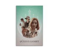 karn Poster de la série télévisée The Queen's Gambit - Impression sur toile - Décoration murale - Décoration d'intérieur - 40 x 60 cm - Style sans cadre