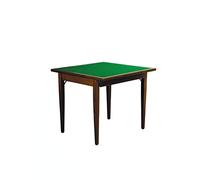 Karn, Table de Jeu Pliante Poker 90x90, Extra Robuste, hêtre Massif Peint, Pieds pliants, fabriquée à la Main en Italie, by Del Fabbro