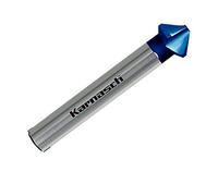 Karnasch 201765070 Rapid-Cut Alésage conique Hss-Xe, revêtement Blue-Tec, 90 °, tige de 3 surfaces, 19 mm de diamètre de coupe, 3,5 mm de diamètre de coupe mini, 63 mm de longueur