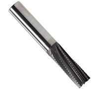 Karnasch 291762120032 Fraise en métal dur et moulin pour découpage et finition pour Cfk-Gfk, 8 lames de fraisage 4 lames frontales, coupe tirante, 12 mm de diamètre de coupe, 32 mm