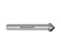 Karnasch 296843120008 Foret monocristallin avec finition miroir de luminosité intense 45°, équivalent < 30 000 Rpm, 12 mm de diamètre maximum, 1 mm de diamètre minimal, 8 mm de longueur de bord, 12 mm