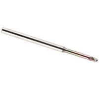 Karnasch 3062030300050200 Microfraise en métal dur avec radio angulaire, < 15 × D Profondeur de coupe, 3,0 mm Diamètre de coupe, 0,50 mm Rayon d'angle, 20 mm Utilisant la longueur, 4 mm