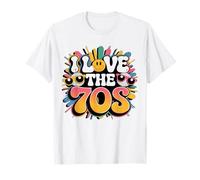 Karneval-Kostüm Ersatz Partner Retro Back Love The 70s 70er T-Shirt