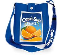 KarnevalsTeufel Capri- Sun Sac à bandoulière « Orange » - Produit sous licence officielle | Sac à bandoulière bleu avec logo de la marque | Compagnon de loisirs cool pour adultes et fans