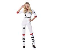 Karnival Costumes Costume d'astronaute femme, Nasa Costume Carnaval - Blanc - Taille M
