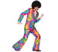 Karnival Costumes Costume Hippie Tie-Dye pour Homme, Taille L